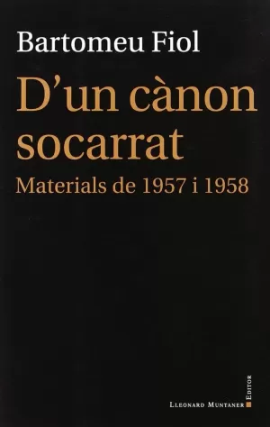 D'UN CÀNON SOCARRAT