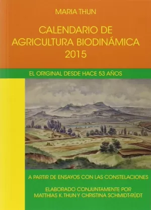 CALENDARIO AGRICULTURA BIODINAMICA 2015
