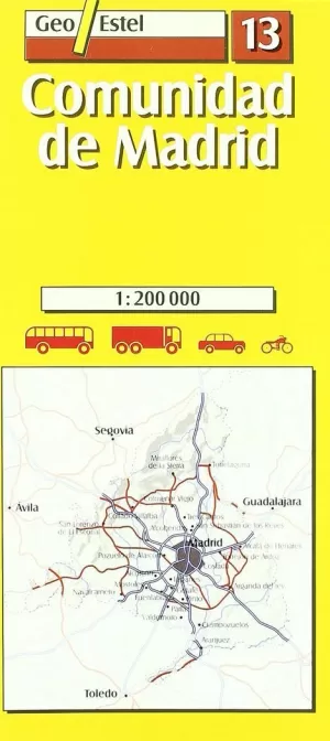 COMUNIDAD DE MADRID 1:200000