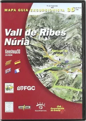 VALL DE RIBES MAPA EN CD