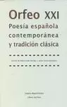 ORFEO XXI: POESÍA CONTEMPORÁNEA Y TRADICIÓN CLÁSICA