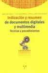 INDIZACION Y RESUMEN DOCUMENTOS DIGITALES Y MULTIM