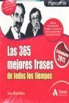 2011 CALENDARIO 365 MEJORES FRASES DE TODOS LOS TIEMPOS