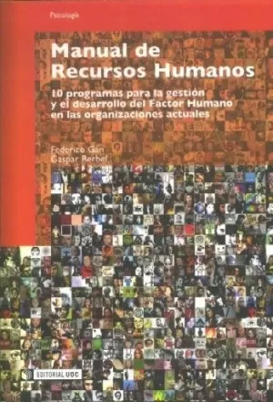 MANUAL DE RECURSOS HUMANOS 10 PROGRAMAS PARA LA GESTIOS