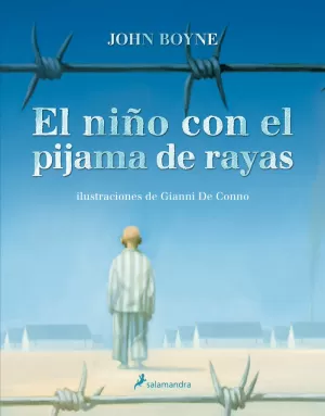 NIÑO CON EL PIJAMA DE RAYAS ILUSTRADO