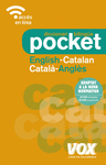 DICCIONARI POCKET ENGLISH-CATALAN / CATAL�-ANGL�S