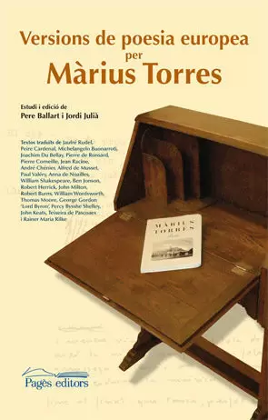 VERSIONS DE POESIA EUROPEA PER MÀRIUS TORRES