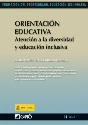 ORIENTACION EDUCATIVA. 15 (VOL.II). ATENCION A LA DIVERSIDAD