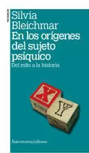 EN LOS ORIGENES DEL SUJETO EN LOS ORIGENES DEL SUJETO